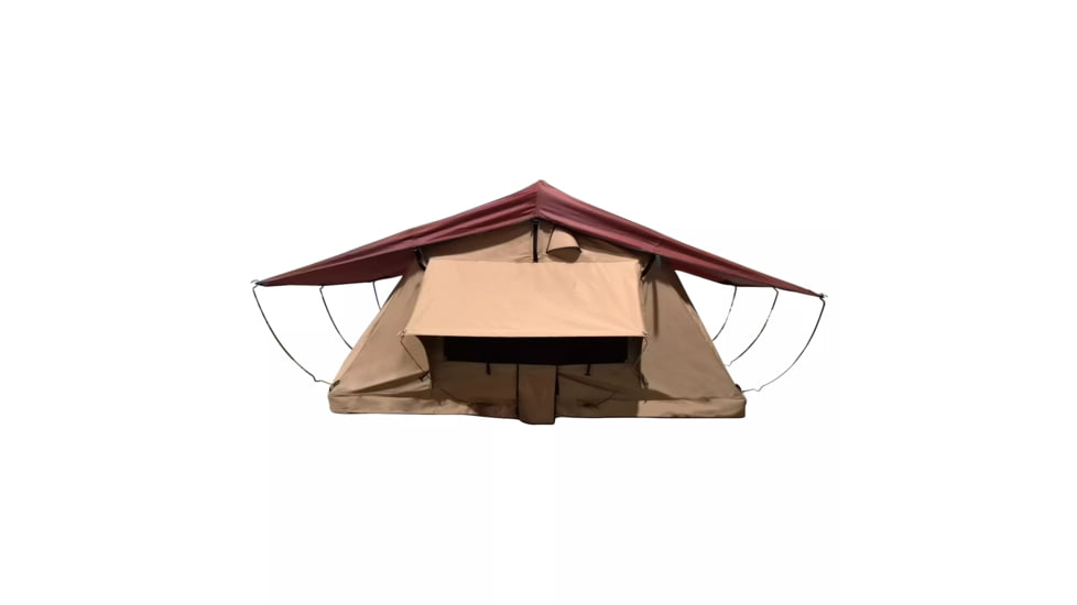 TRUSTMADE Wanderer Softshell Rooftop Tent, Beige, Medium, OR02RT02S-B+Orange