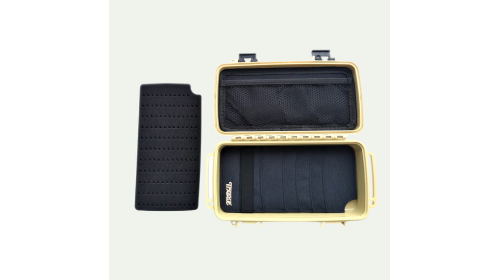Trxstle, LLC Big Water Case and Flybox, Tan, Small, EQ-CAR-BIG-DE