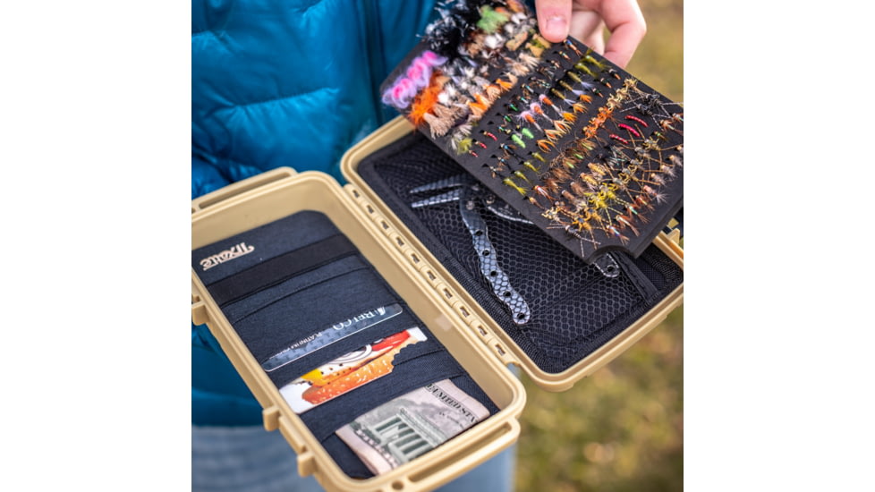 Trxstle, LLC Big Water Case and Flybox, Tan, Small, EQ-CAR-BIG-DE