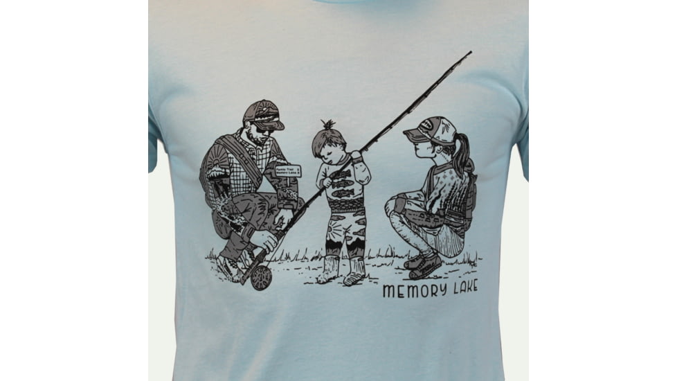 Trxstle, LLC Memory Lake T-Shirt, Medium, Light Blue, AP-TEE-MEM-BLU-M