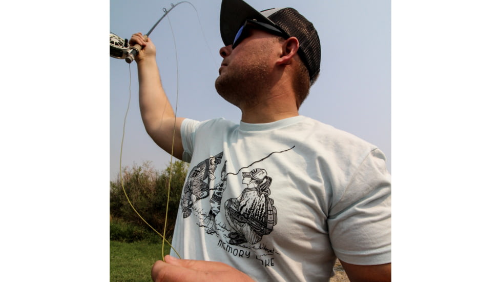 Trxstle, LLC Memory Lake T-Shirt, Medium, Light Blue, AP-TEE-MEM-BLU-M