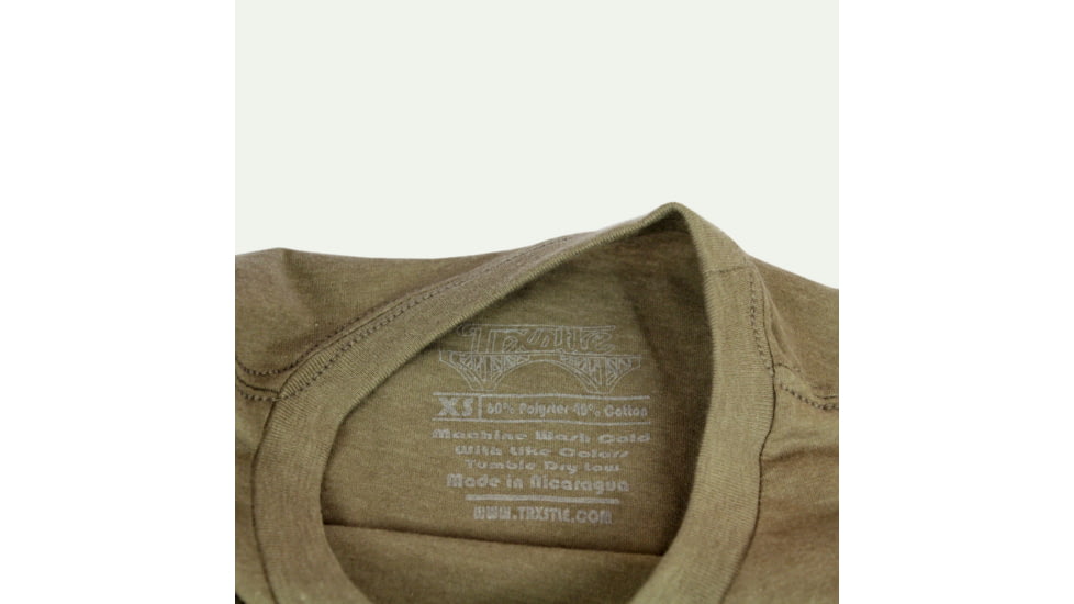 Trxstle, LLC Pedal Cowboy T-Shirt, Medium, Warm Grey, AP-TEE-PED-WAR-M