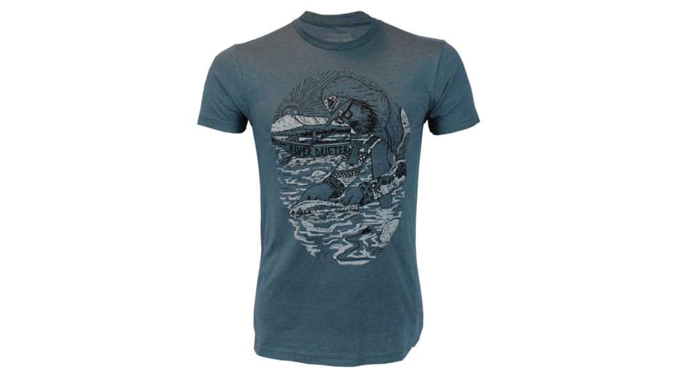 Trxstle River Drifter T-Shirt, Extra Small, Deep Blue, AP-TEE-RIV-BLU-XS