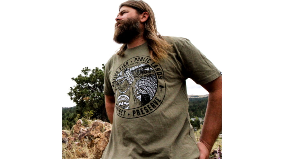 Trxstle Stewardship T-Shirt, 2XL, Military Green, AP-TEE-STE-GRE-XXL