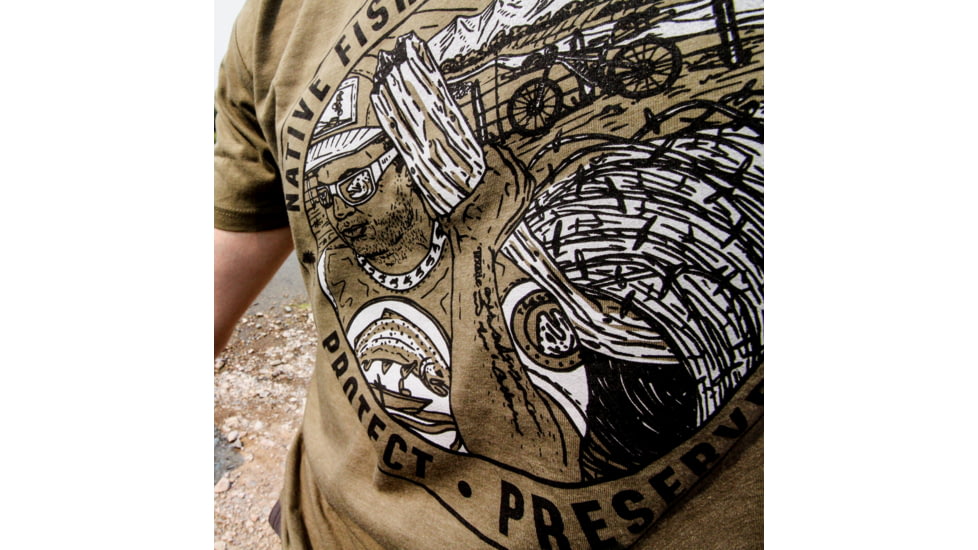 Trxstle Stewardship T-Shirt, 2XL, Military Green, AP-TEE-STE-GRE-XXL