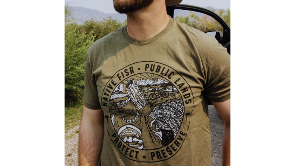 Trxstle Stewardship T-Shirt, 2XL, Military Green, AP-TEE-STE-GRE-XXL