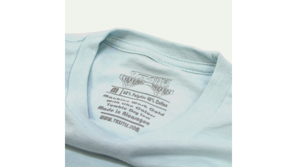 Trxstle, LLC Tubular Tarpon T-Shirt, Small, Ice Blue, AP-TEE-TUB-ICE-S