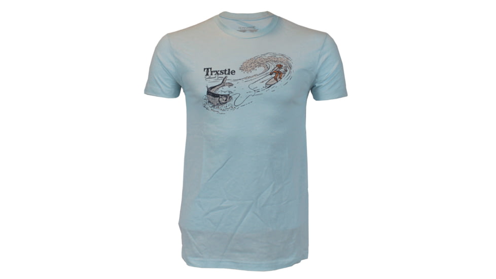 Trxstle Tubular Tarpon T-Shirt, Small, Ice Blue, AP-TEE-TUB-ICE-S