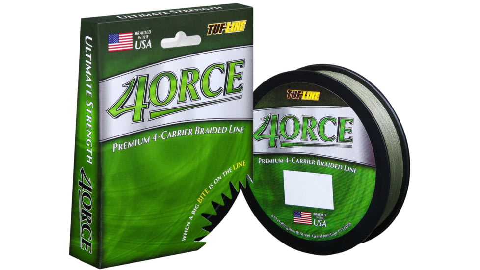 Tuf-Line Braided Line 4-Carrier 65lb 2500yd Green, FE652500GN