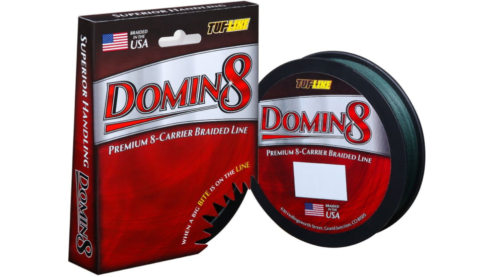 Tuf-Line Domin8 Fishing Line, 15 LB X 300 YD, DM15300GN