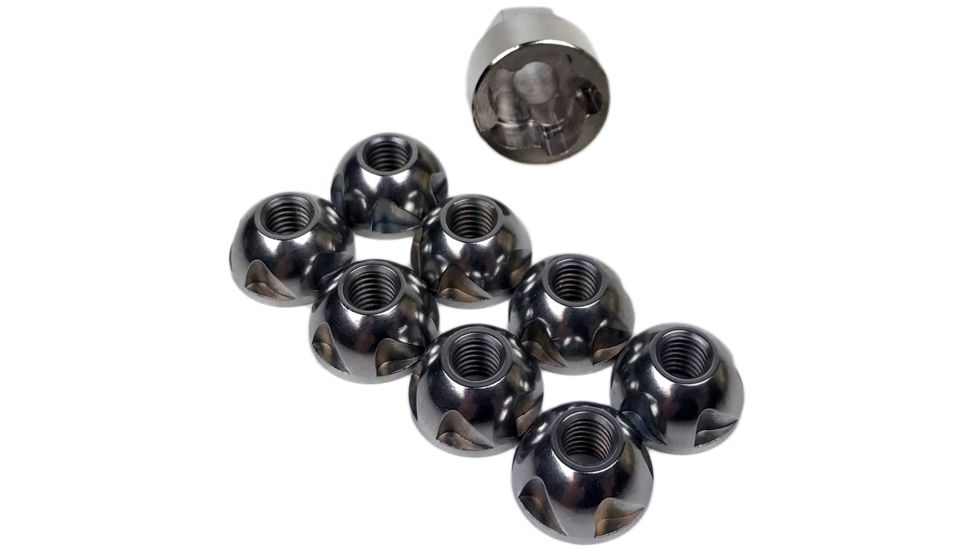 Tuff Stuff Overland Bolt Kit - Awning Security Bolts, 8mm, Silver, NSN N, TS-SEC-BLT-8MM