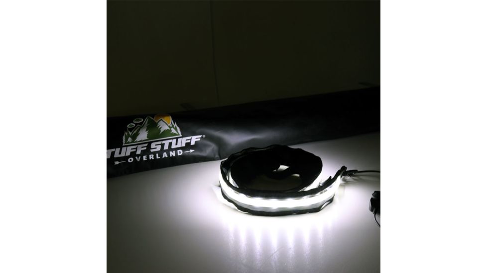 Tuff Stuff Overland LED Light Strip for Rooftop Tent, 12V, Amber/White, NSN N, TS-LED-TL-12V-AW