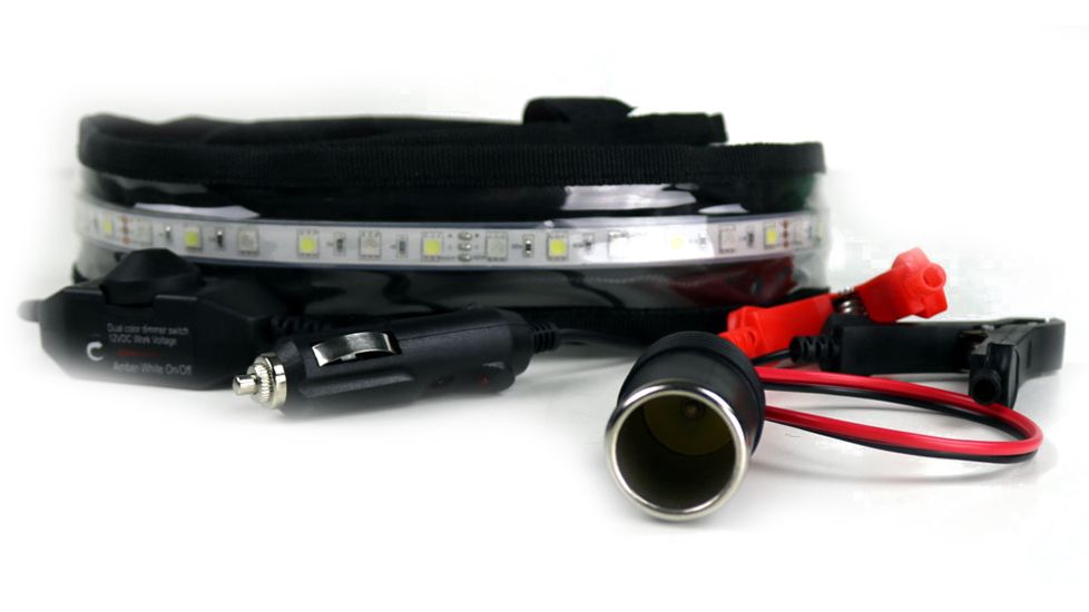 Tuff Stuff Overland LED Light Strip for Rooftop Tent, 12V, White, NSN N, TS-LED-TL-12V-WT