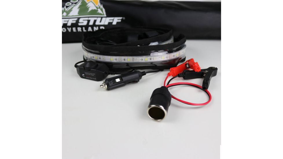 Tuff Stuff Overland LED Light Strip for Rooftop Tent, 12V, White, NSN N, TS-LED-TL-12V-WT