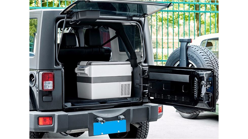 Tuff Stuff Overland Portable Fridge/Freezer 52L, Gray, NSN N, TS-FRIDGE-52L