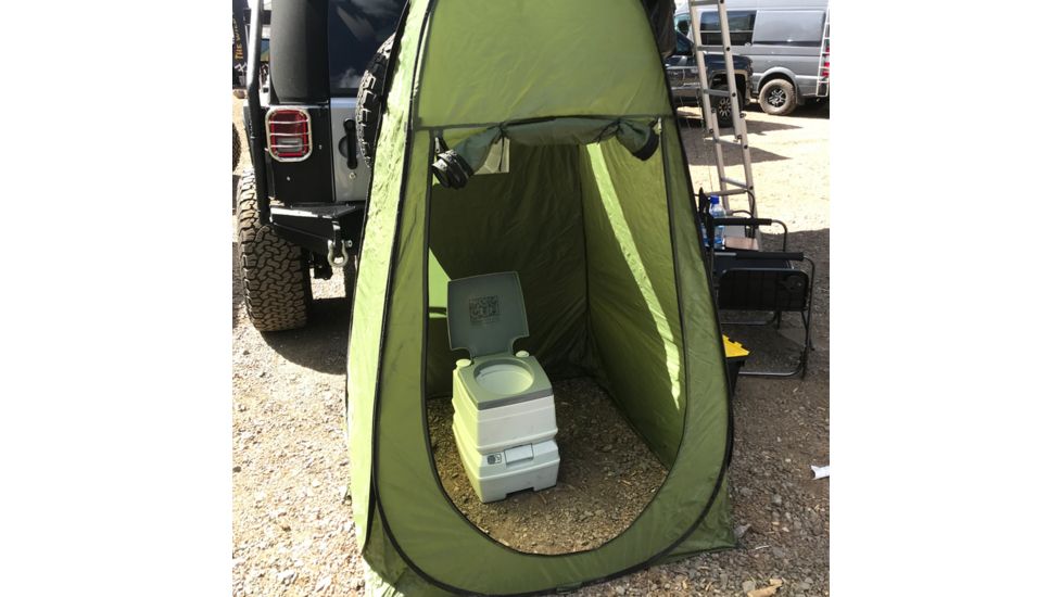 Tuff Stuff Overland Portable Outdoor Toilet Tent, Green, NSN N, TS-TOILET-TENT