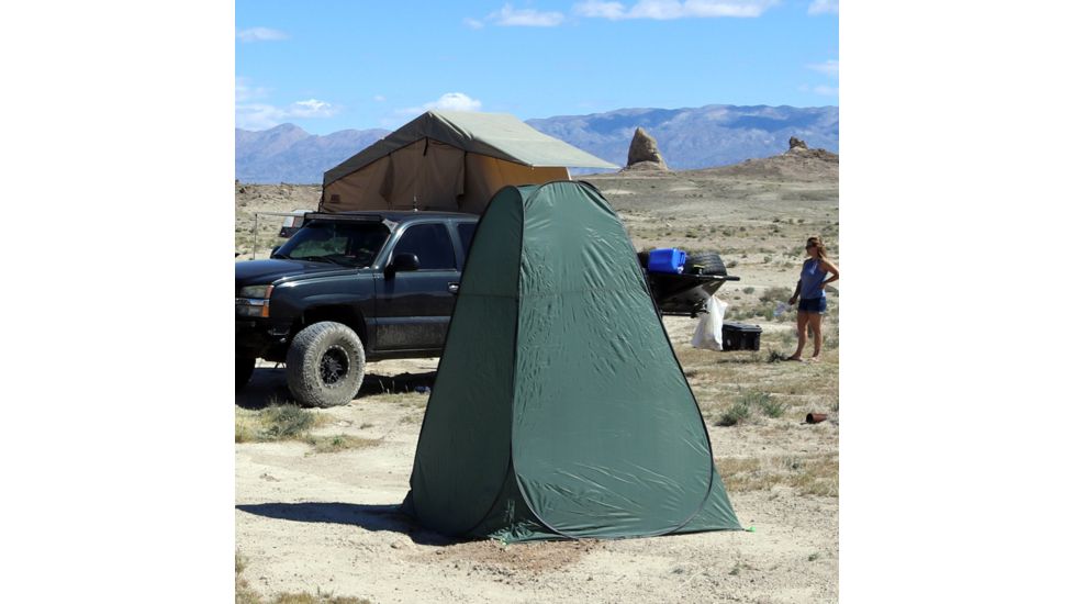 Tuff Stuff Overland Portable Outdoor Toilet Tent, Green, NSN N, TS-TOILET-TENT