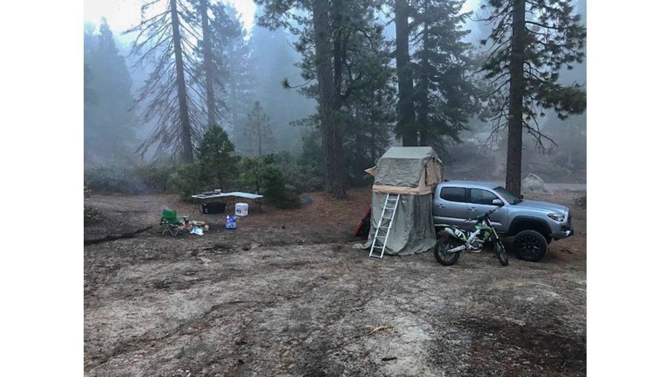 Tuff Stuff Overland Rooftop Tent 2 Person Delta Overland Sand, Sand Tent/Black Cover, NSN N, TS-RTT-DLT