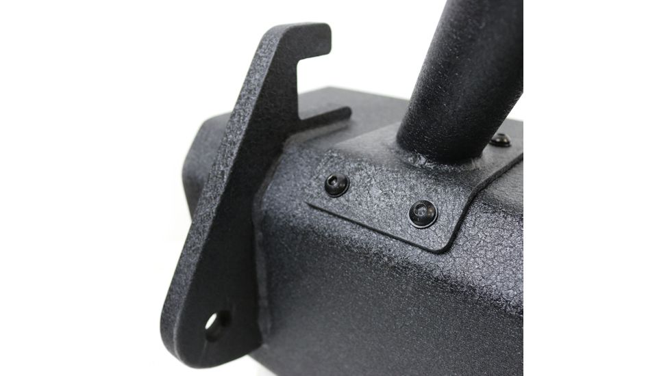 Tuff Stuff Overland Stubby Front Winch Bumper for 07-18 Jeep Wrangler JK, Matte, Black, NSN N, TS-FB-JK-STB