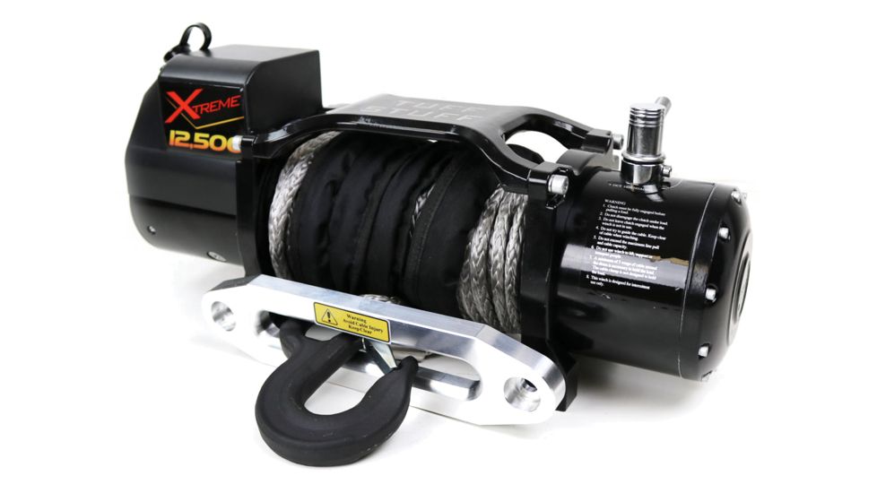 Tuff Stuff Overland Xtreme Wireless Waterproof 12500 Lb Winch, 85 ft Synthetic Rope, NSN N, TS-12500-XT-SYN