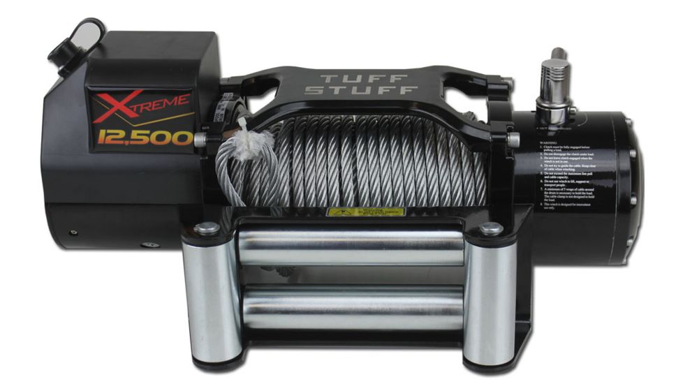 Tuff Stuff Overland Xtreme Wireless Waterproof 12500 Lb Winch, 88 ft Wire, NSN N, TS-12500-XT
