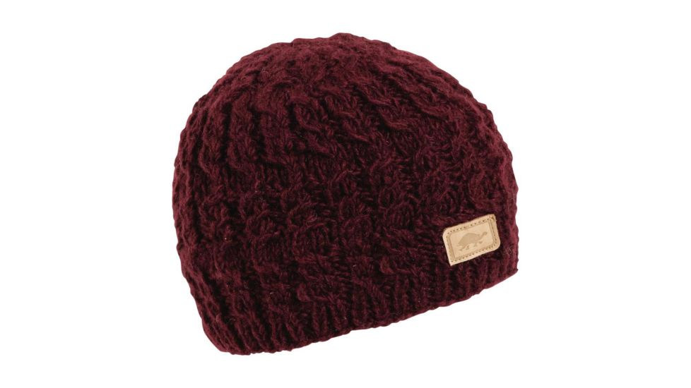 Turtle Fur Mika Wool Beanie, Bordeaux, 475355-121