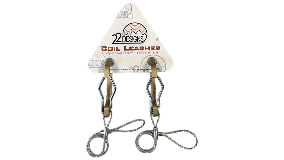 Twenty Two Designs Coil Leashes, 1 Pair, One Size, C