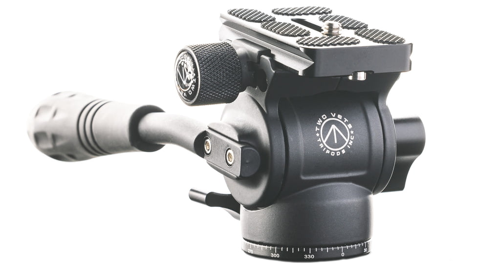 Two Vets Tripods Inc Pan Head, Black, 8in, 850044845231