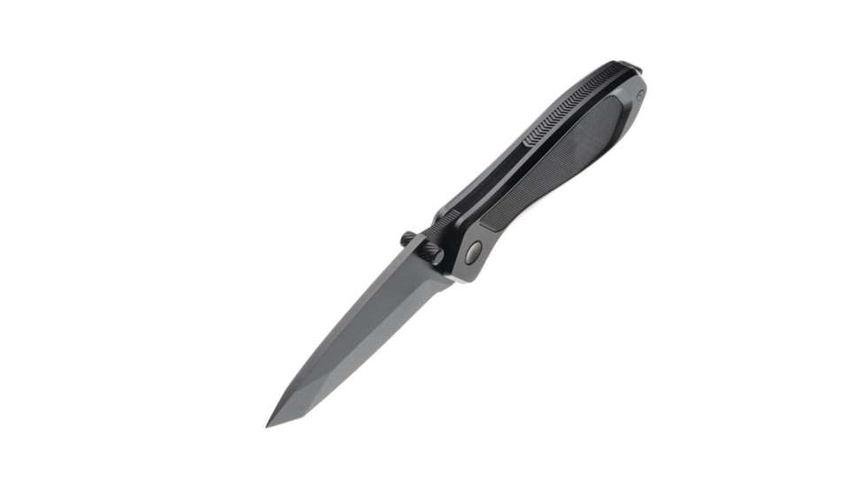 Tyrant CNC T.D.C.001 3in Folding Knife, Tanto Blade, D2 Steel, Black/Black, TD-TDC001-Black-Black