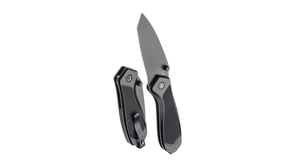 Tyrant CNC T.D.C.001 3in Folding Knife, Tanto Blade, D2 Steel, Black/Black, TD-TDC001-Black-Black