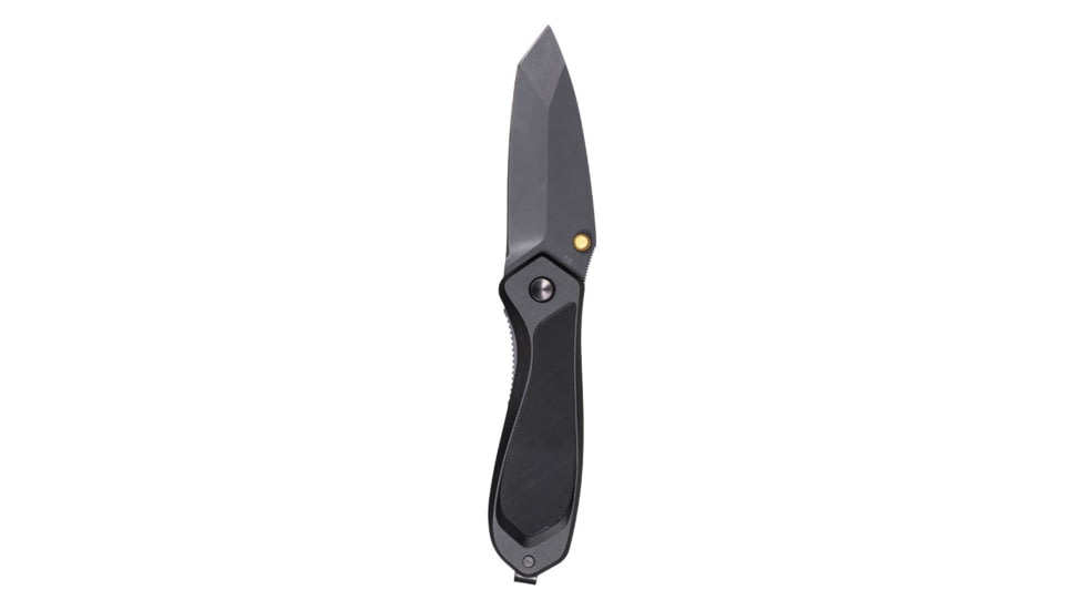 Tyrant CNC T.D.C.001 3in Folding Knife, Tanto Blade, D2 Steel, Gold/Black, TD-TDC001-Black-Gold