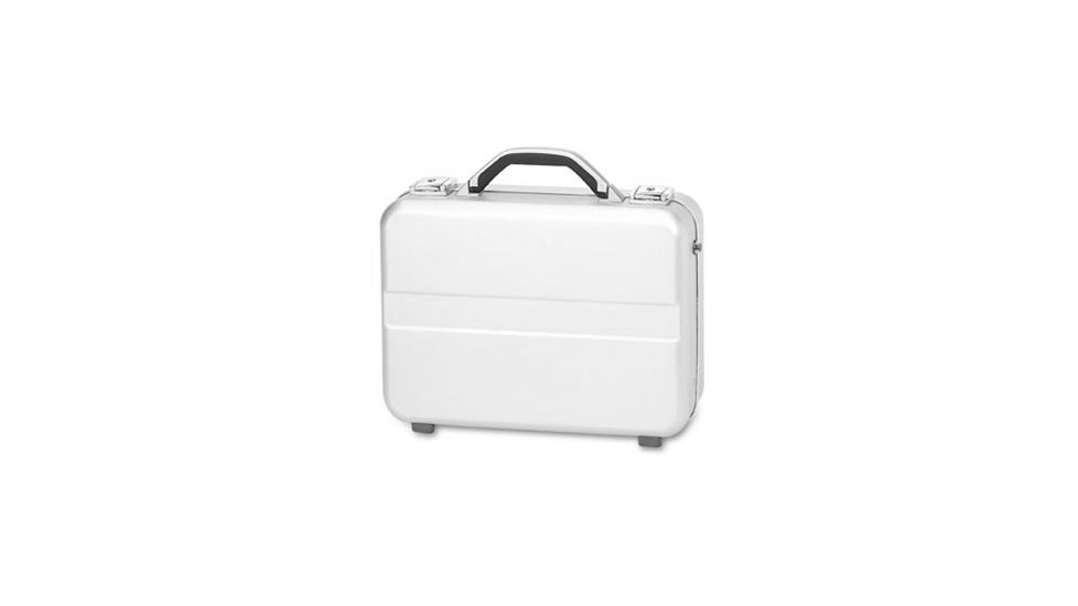 TZ Case AC77 Molded Aluminum Attache Case, 14.25x10.5x4.5in - Silver AC-77S 