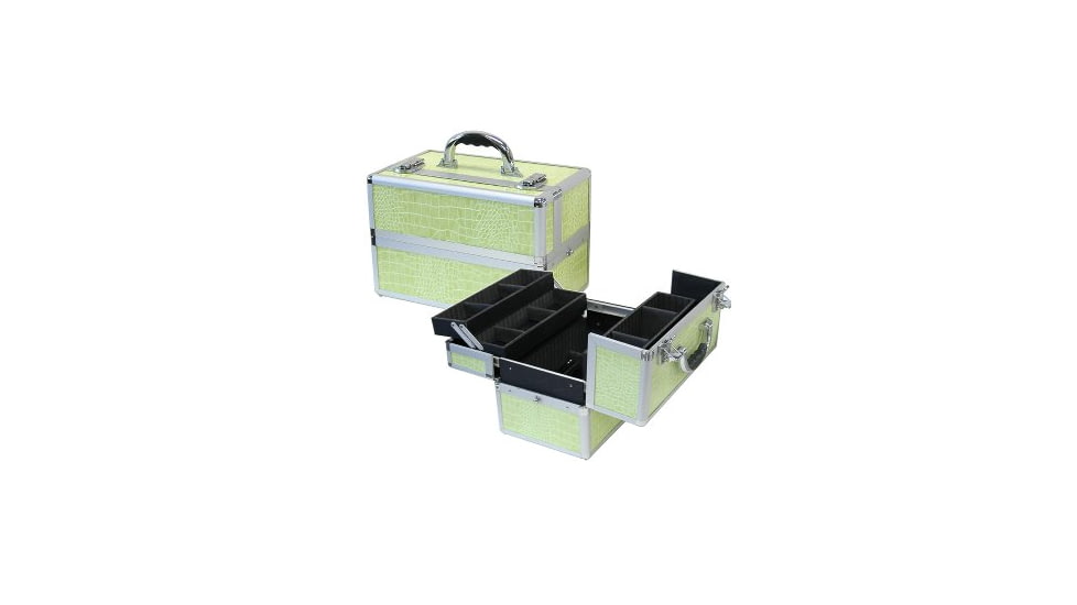 TZ Case TC07 Beauty Case - Green Alligator TC-07-GA