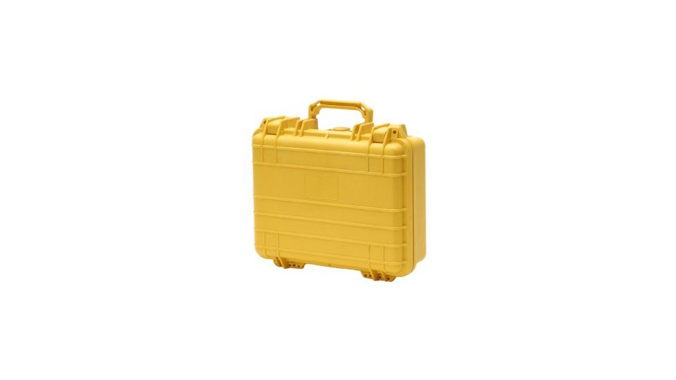 TZ Case Cape Buffalo Molded Utility Case, 12x9x4.5, Waterproof, Yellow CB012Y 