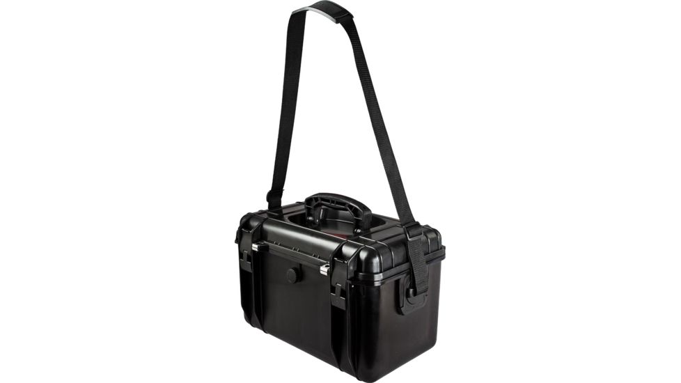 TZ Case Cape Buffalo Water-Resistant Utility Case, black, Black, 16-7/8in x 11in x 10-3/4in, CB-015 B
