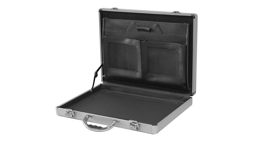 TZ Case DLX-16 Slim Line Design Packaging/Tool Case - Silver DLX-16S 