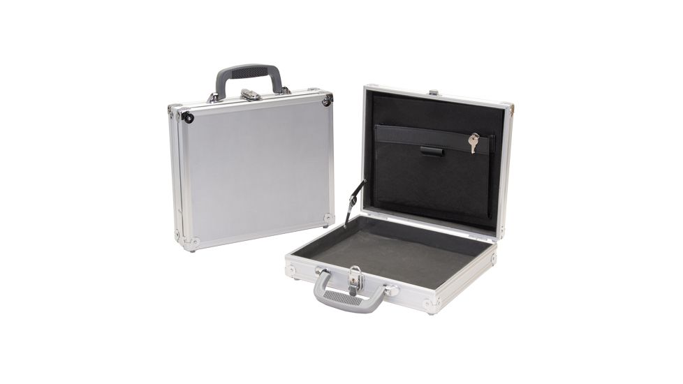 TZ Case PKG13 Aluminum Tool Case - Silver w/ Removable Single File in Lid PKG-13S