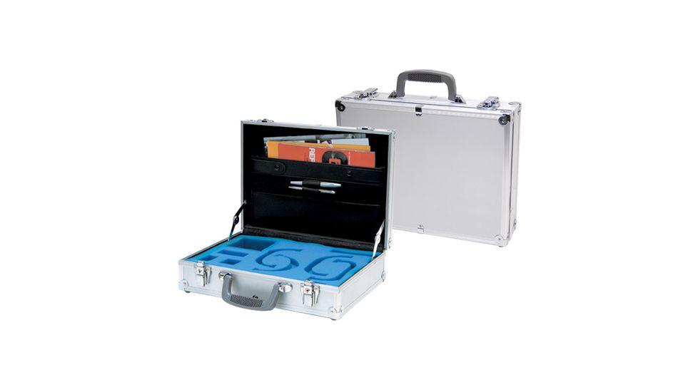 TZ Case PKG16 Aluminum Packaging/Tool Case - Silver w/ Single File with Organizer Pockets PKG-16S