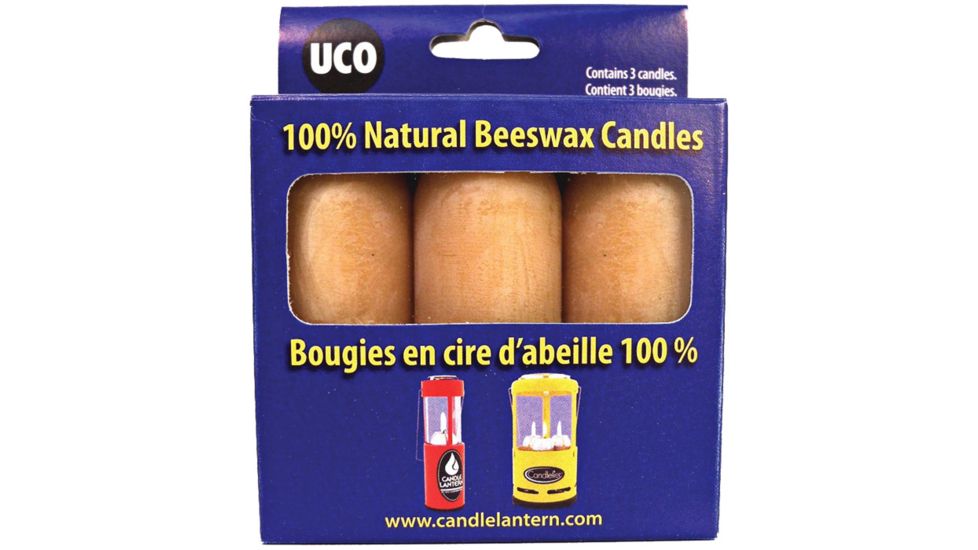 UCO Beeswax Candles 3 Pk L-CAN3PK-B