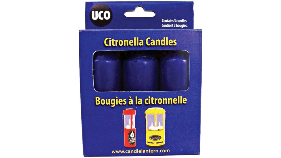 UCO Citronella Candles 3 Pk L-CAN3PK-C