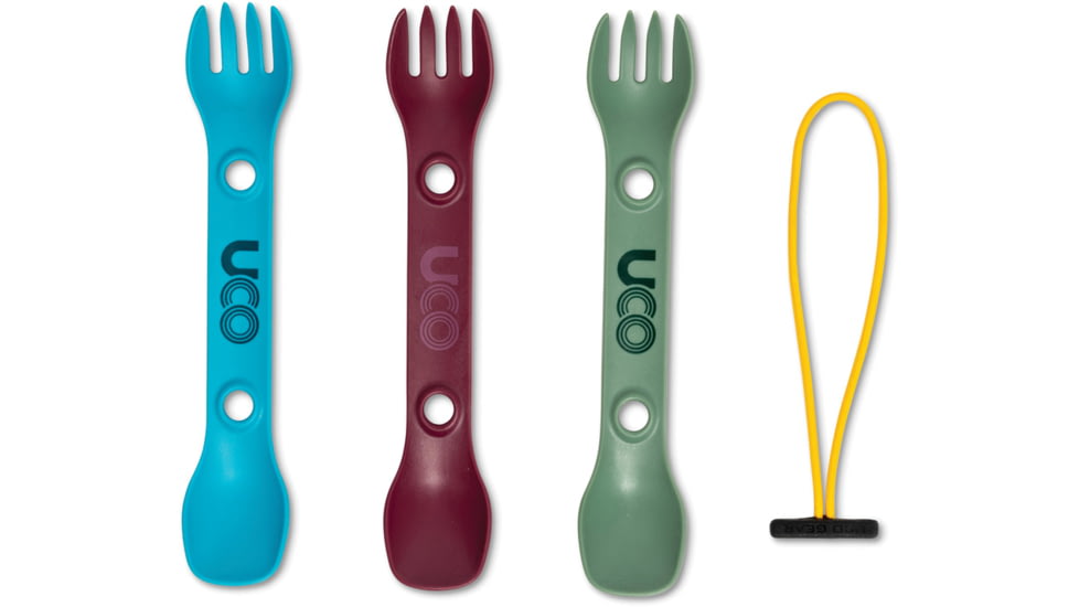 UCO Mini Spork Three Pack Terra, 6 overall, F-SP-M-3PK TERRA