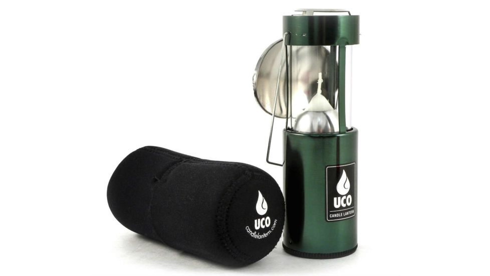 Original Candle Lantern Kit-Anodized Green