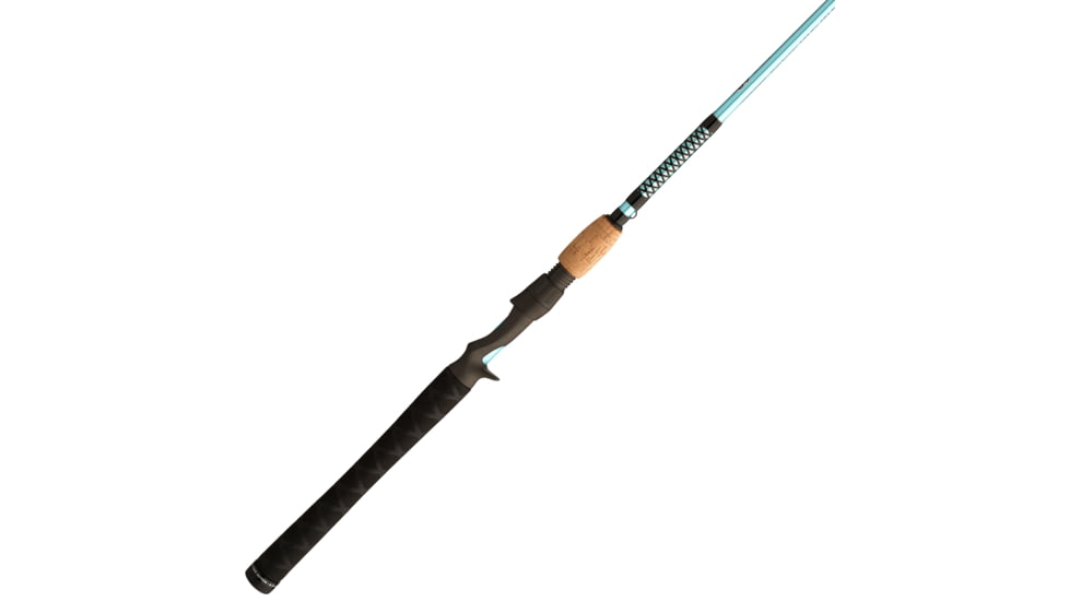 Ugly Stik Carbon Inshore Casting Rod, Saltwater, Handle Type A, 7ft. Rod Length, Medium Light Power, Extra Fast Action, 1 Piece, Seafoam Green, USCBIN815C701ML