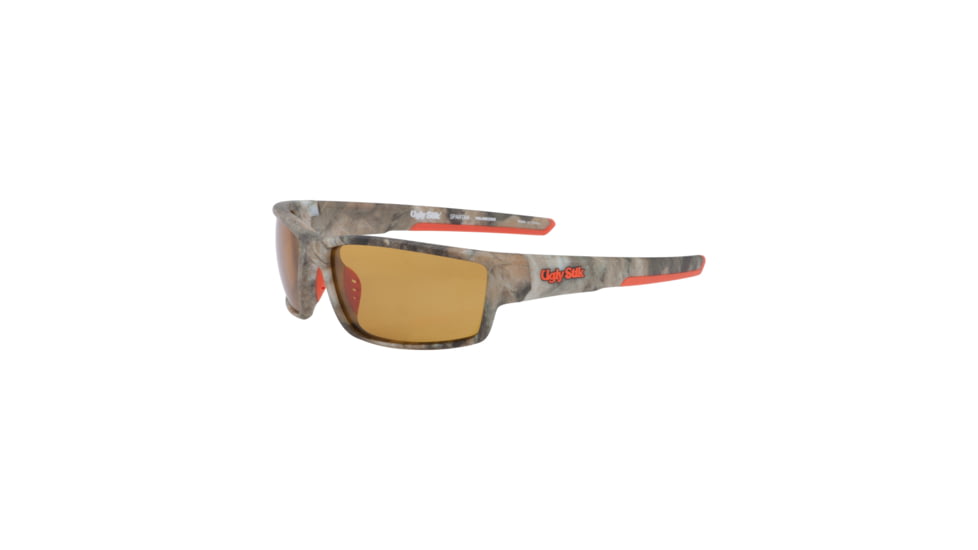 Ugly Stik Spartan Sunglasses, Matte Camo Frame, Amber Lens 1405141