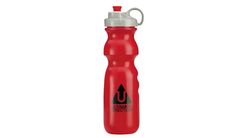 Ultimate Direction 26 oz Bottle with Kicker Valve-Red