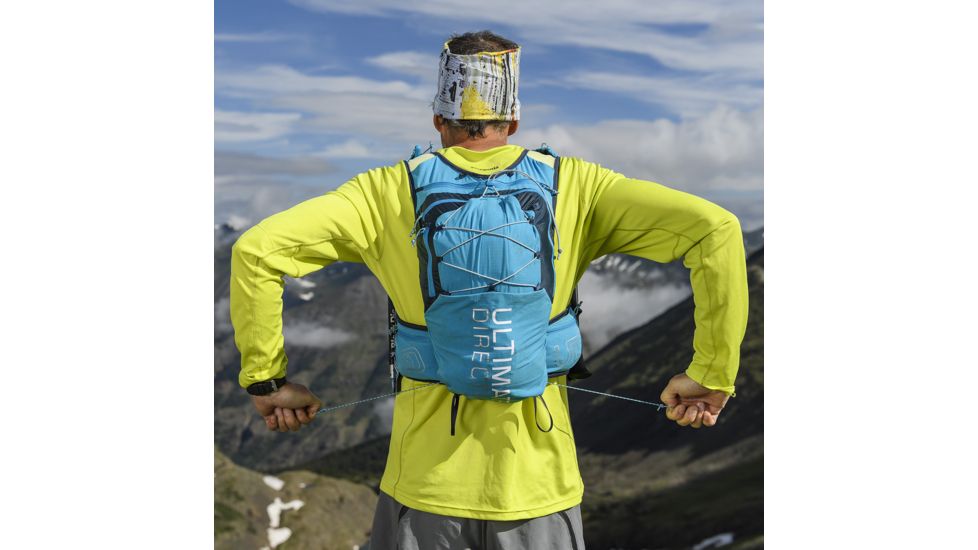 Ultimate Direction Adventure Vest 4.0 Running Vest, 16.4 L, Blue, LG 80457918SGB-LG