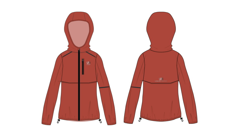 Ultimate Direction Aerolight Wind Jacket - Womens, Chili, XL, 83473924CHI-XL
