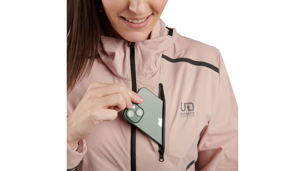 Ultimate Direction Aerolight Wind Jacket - Womens, Extra Small, Clay, 83473923CLY-XS