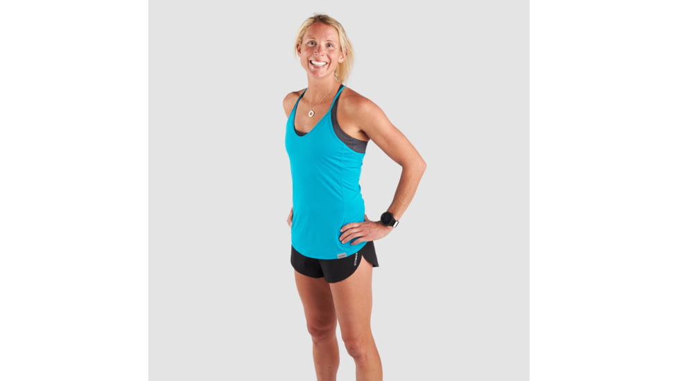 Ultimate Direction Amelia Boone Tanks - Womens, Paradise Blue, Extra Large, 83469022PBL-XL