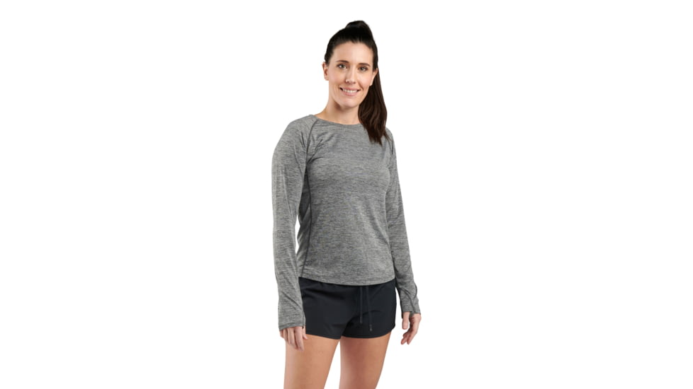 Ultimate Direction Cirriform Long Sleeve W Tee - Womens, Gray, Extra Large, 83474923GY-XL